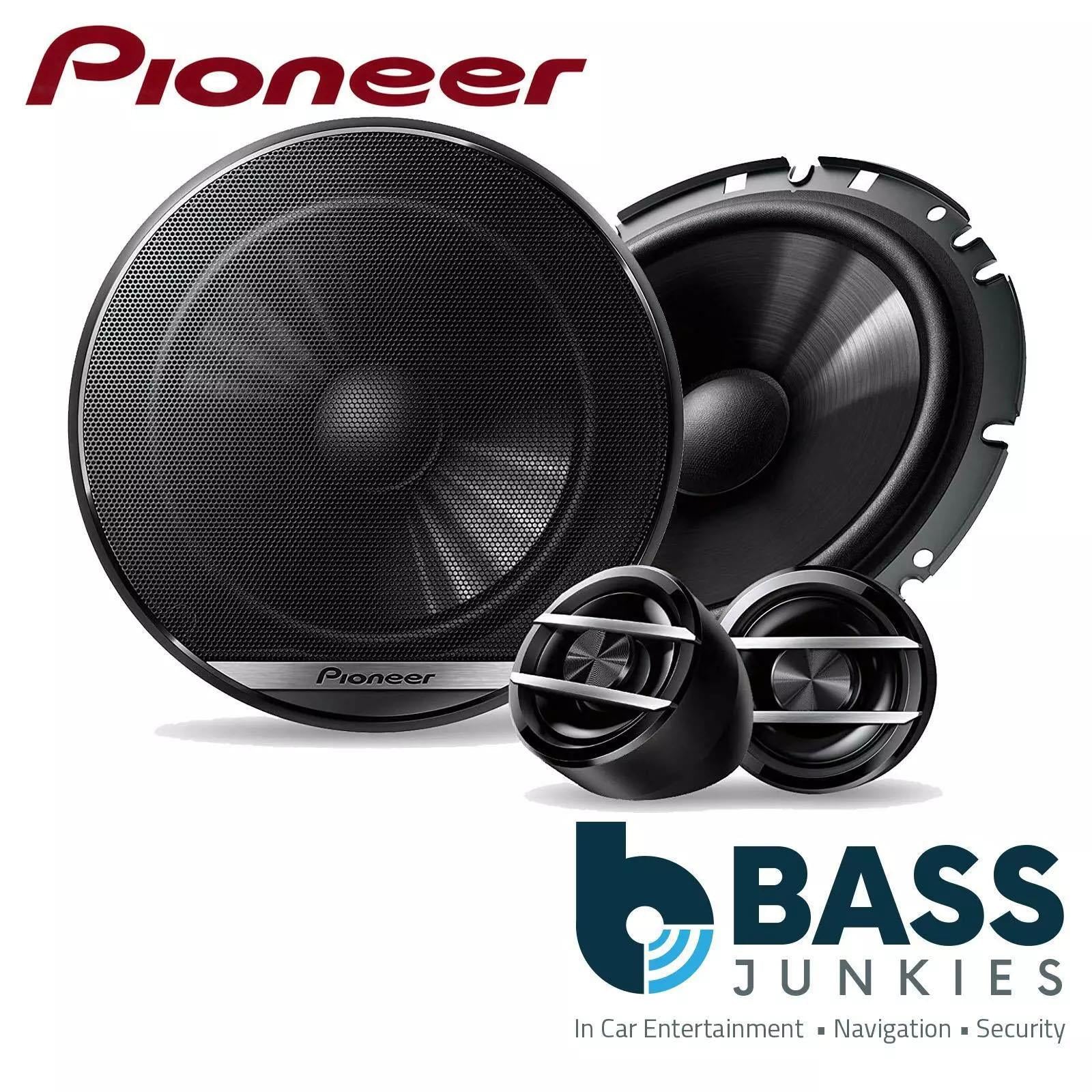Volkswagen Caddy 2003 Onwards Pioneer Front Door Component Car Speakers & 900 Watts Underseat Subwoofer Kit