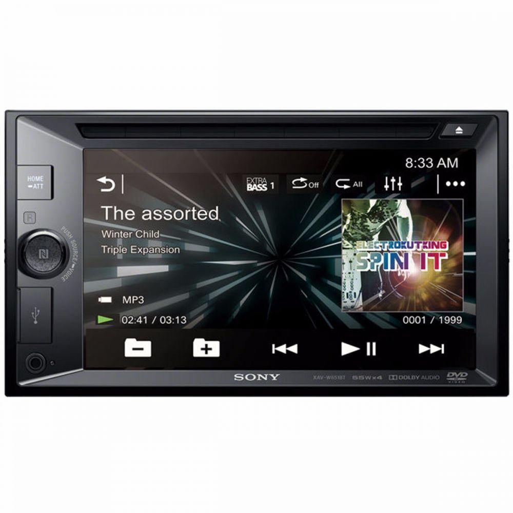 Sony XAV-W651BT - 6.2" Touch Screen Bluetooth iPod iPhone USB DSP Siri Car Stereo Radio Tuner Player