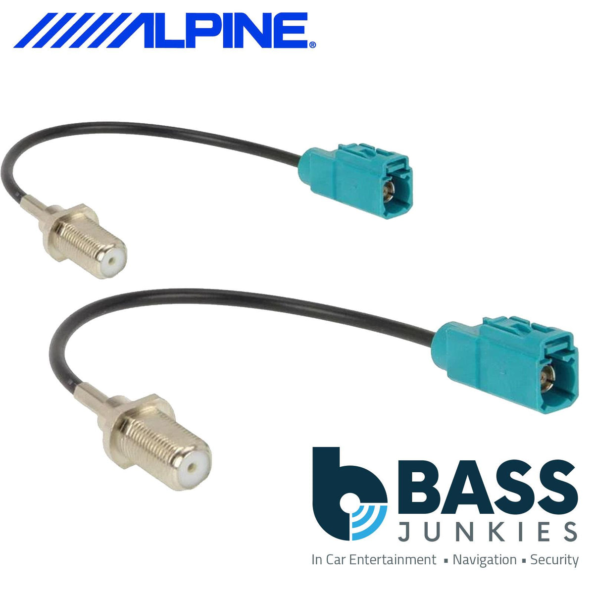 Alpine KAE-FC2F - Aerial Antenna Adaptor for KAE-205DV & Alpine KAE-210DV Models