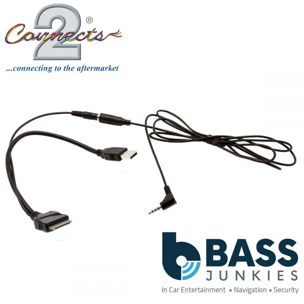 Connects2 CT29IP32 Alpine KCU-461iV Car Stereo Replacement iPod iPhone Adapter Cable Lead