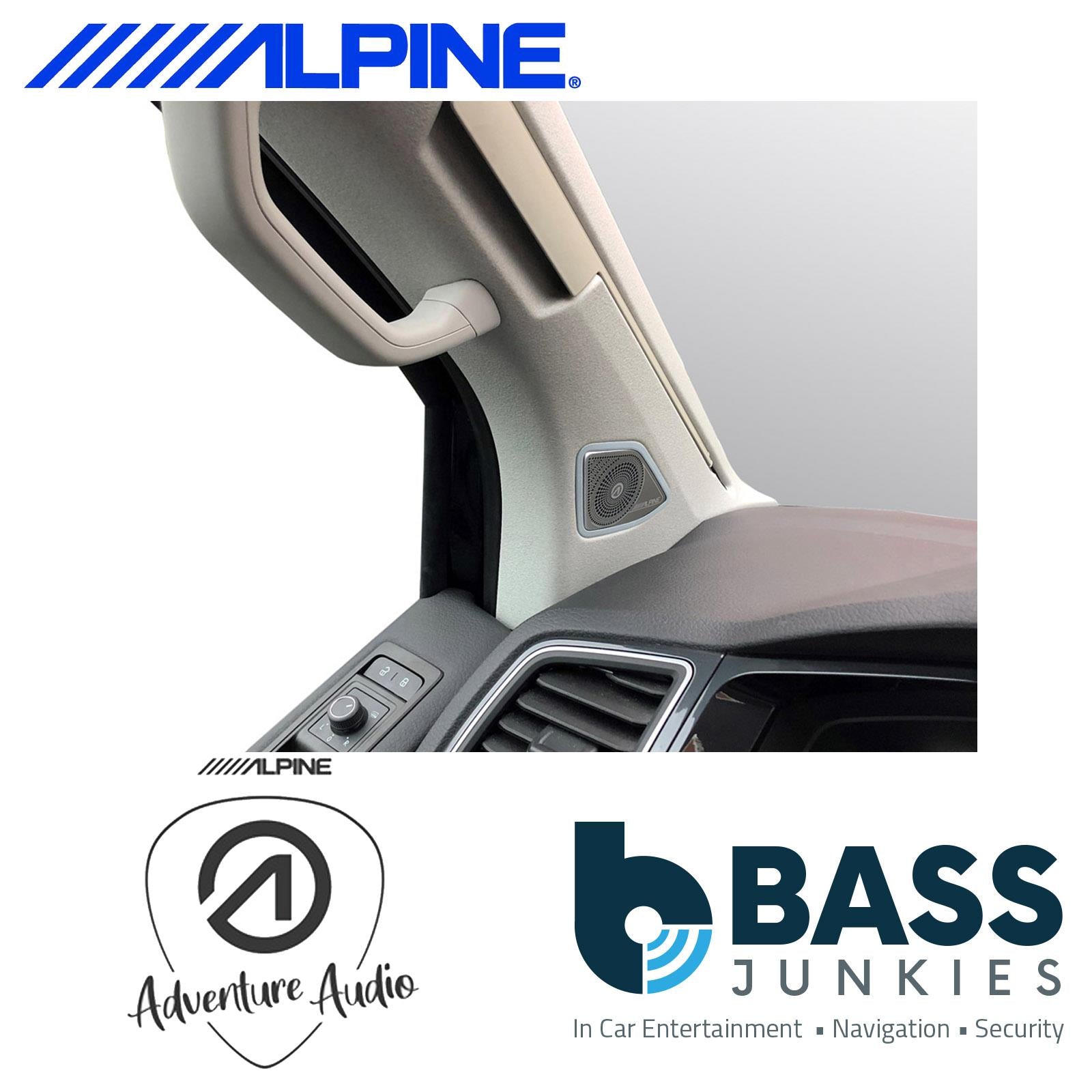 Alpine SPC-106T6 - VW Transporter T6 Caravelle MultiVan 6.5" 17cm Component Kit Car Door Speakers