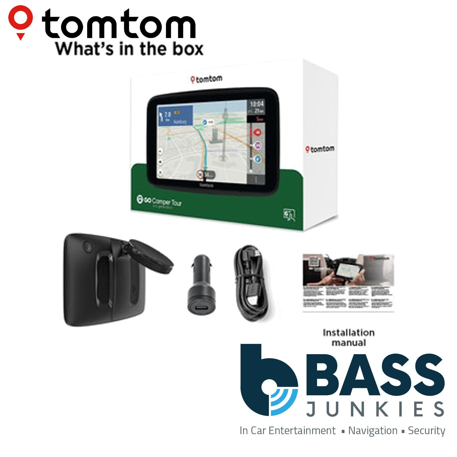 TomTom GO Camper Tour 6" 2nd Gen Portable GPS Sat Nav Caravan Motorhome Europe