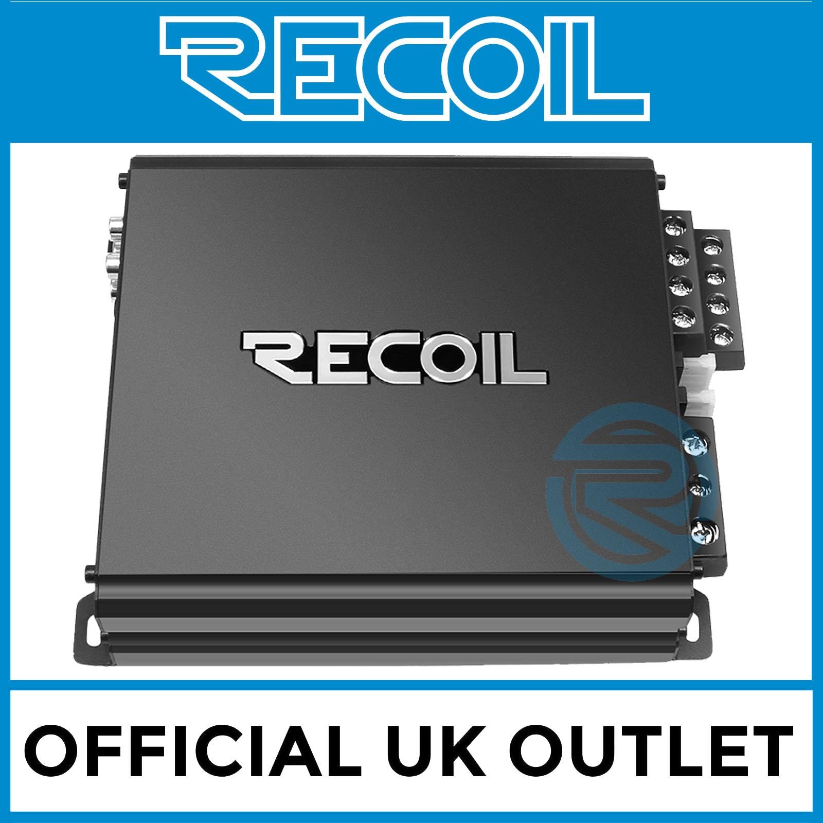 Recoil DI550.4 - 1040 Watts 4-Channel 2-4 Ohm Stable Class-D Car Amp Amplifier