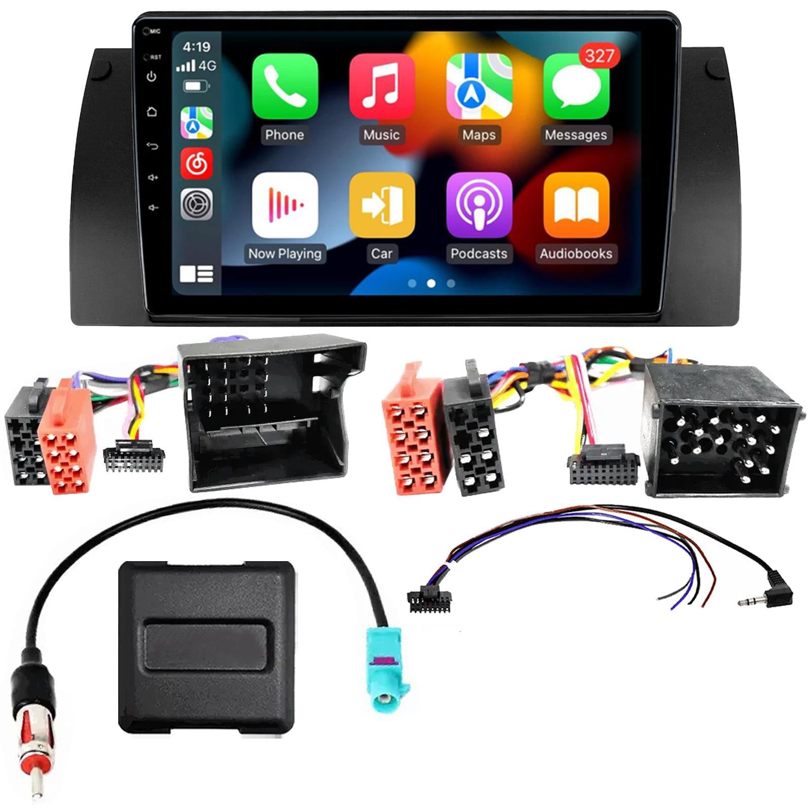 UPGRADED 9" CarPlay Android Car Stereo Kit For BMW 5 Series E39 1995 - 2003