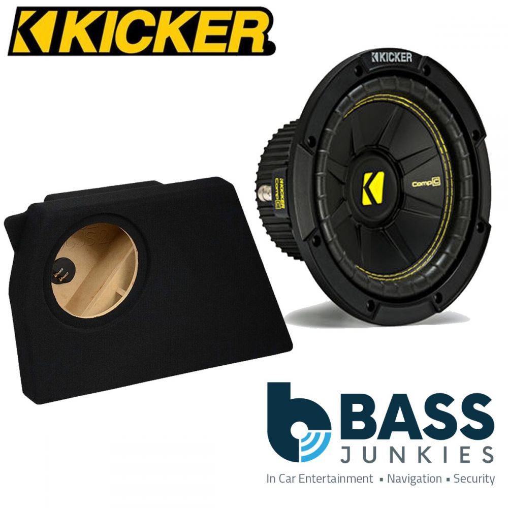 Ford Focus MK2 2004-2011 Kicker CWCS104 - CompC 10" 25cm 500 Watts Car Subwoofer Custom Bass Box Kit