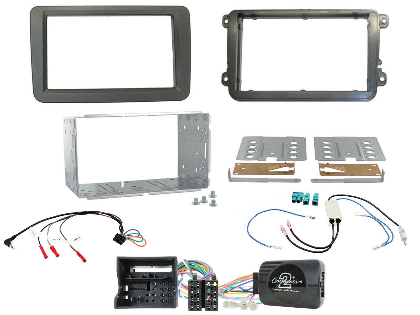 SONY 6.2" Screen Blutooth Double Din Stereo Fitting Kit + Steering Wheel Stalk Controls to fit VW Amarok 2015- | VW Beetle 2015- | VW Caddy 2015- | VW Jetta 2015- | VW Scirocco 2015- | VW Sharan 2015- | VW Tiguan 2015- | VW Transporter 2015-