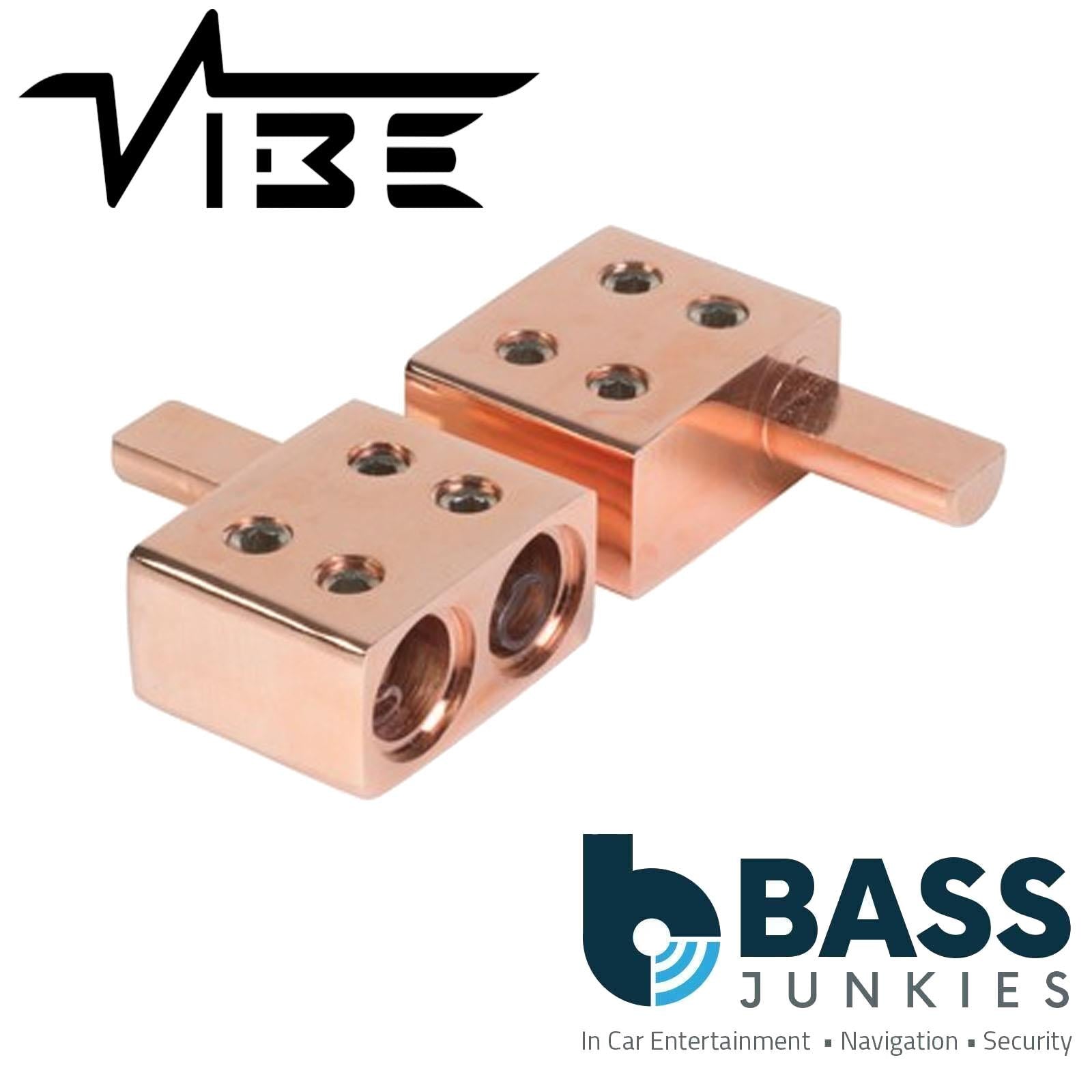 Vibe CLDIPC-V7 - Copper Dual 0 AWG Amplifier Input Adaptor