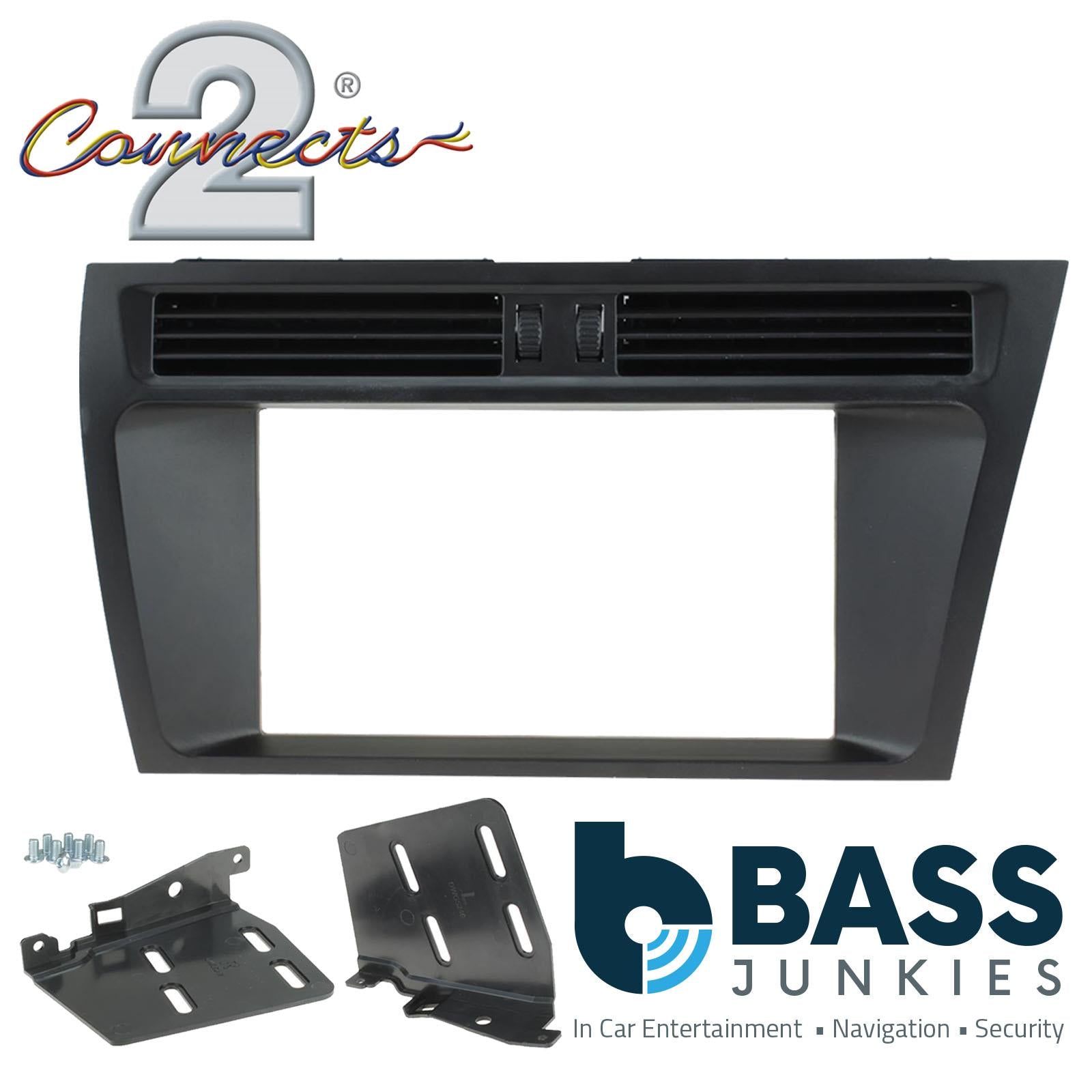CT23AU12 Car Stereo Matt Black Double Din Fascia Panel Fits Audi A4/A5 2008-16