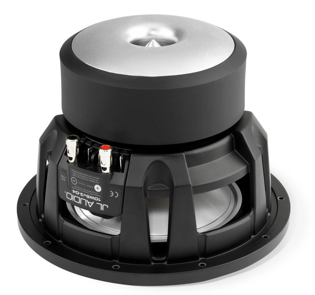 JL Audio 10W6v3-D4 - W6v3 Sub 600 Watts 10" 25cm Dual 4 Ohm Car Subwoofer