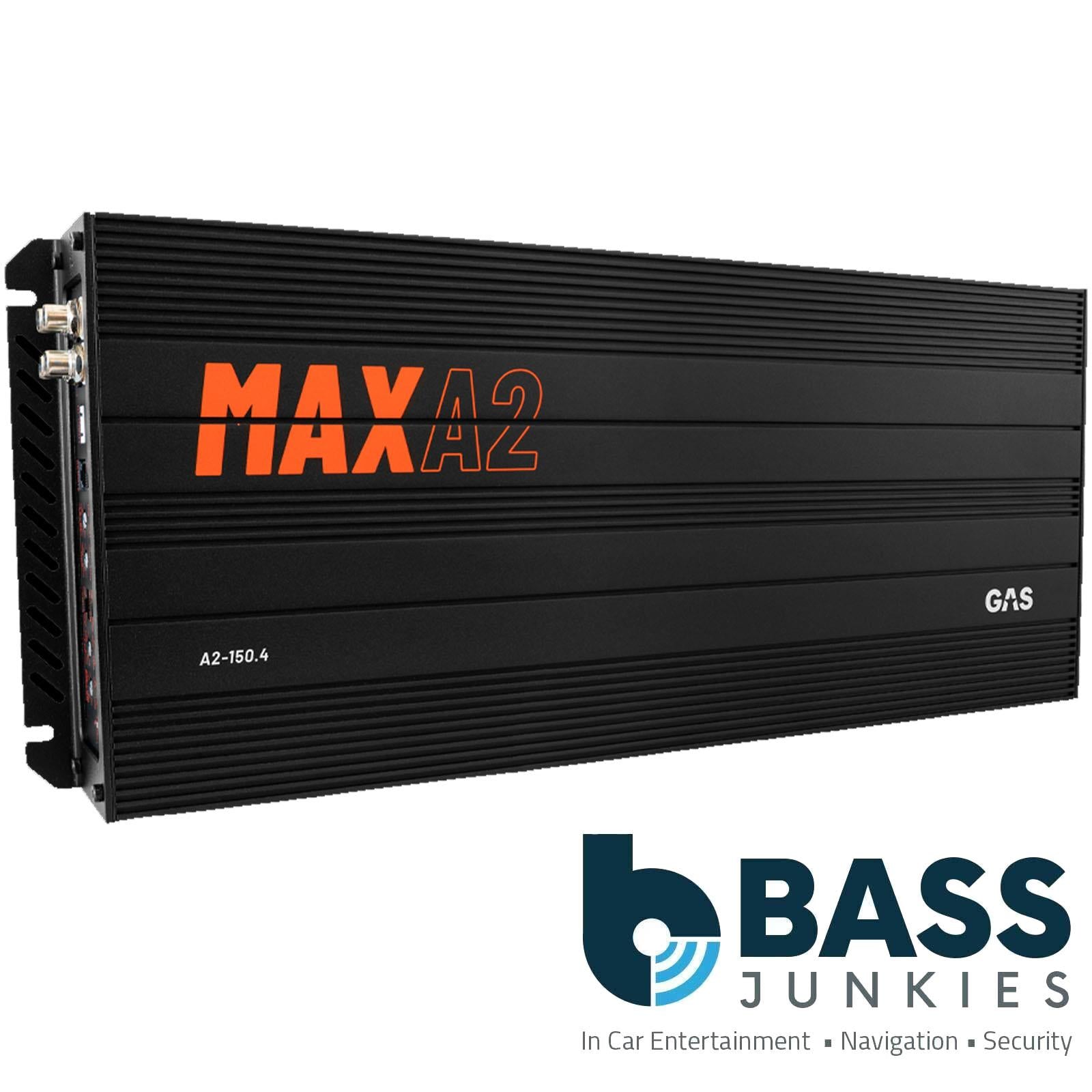 GAS MAX A2-150.4 - Max Series 230 Watts Max Bass Mono Car Amp Amplifier