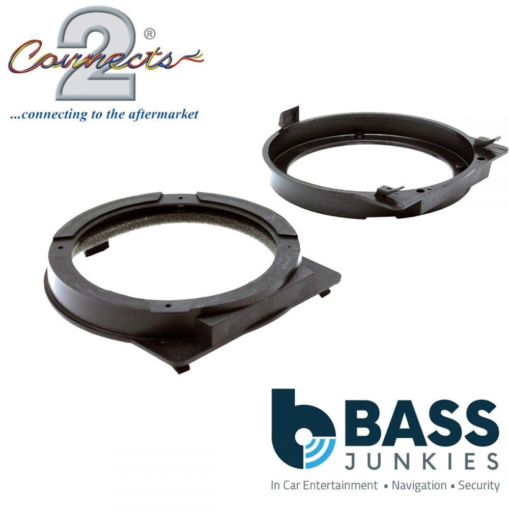 Connects2 CT25HD04 - Honda Jazz Up To 2008 130mm 5.25" Front Door Speaker Adapter Brackets