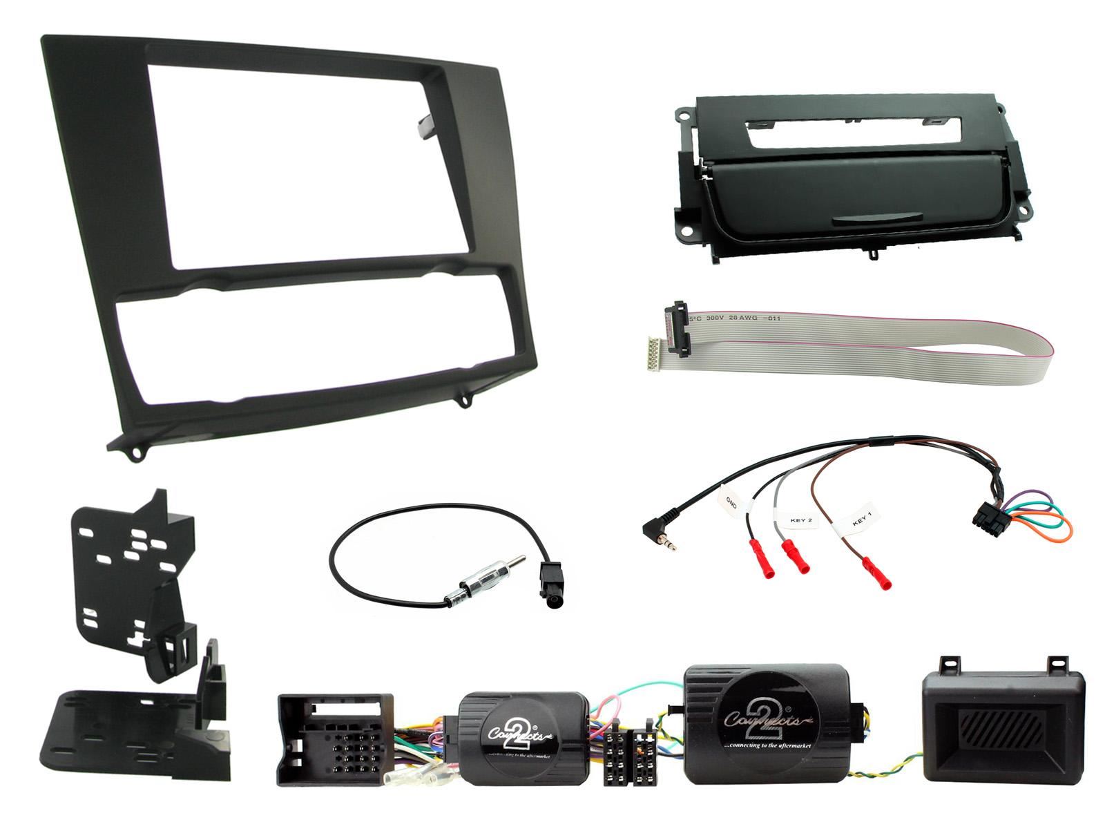 Connects2 CTKBM20 BMW 3 Series E90/ E91/E92/E93 Car Stereo Double Din Fascia & SWC Kit