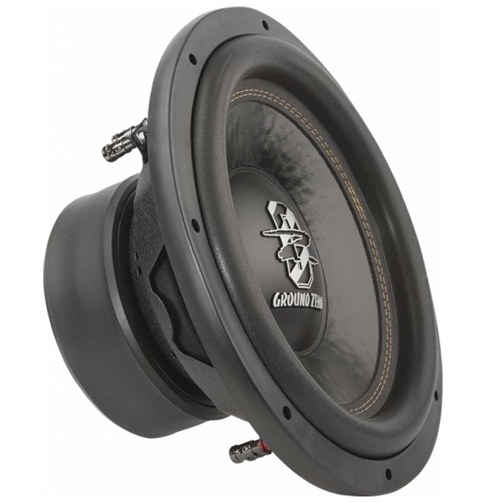 Ground Zero GZRW 12D4 - 30 cm / 12" Subwoofer - 2 x 2/4 ohm 3" voicecoil- 800 WRMS