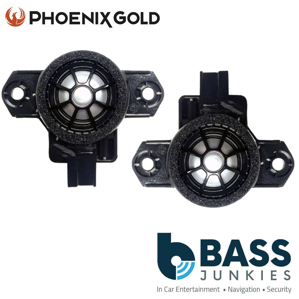 Phoenix Gold ZDSV25T 40W Volvo Tweeter Upgrade Kit 25mm Titanium Domed Tweeters