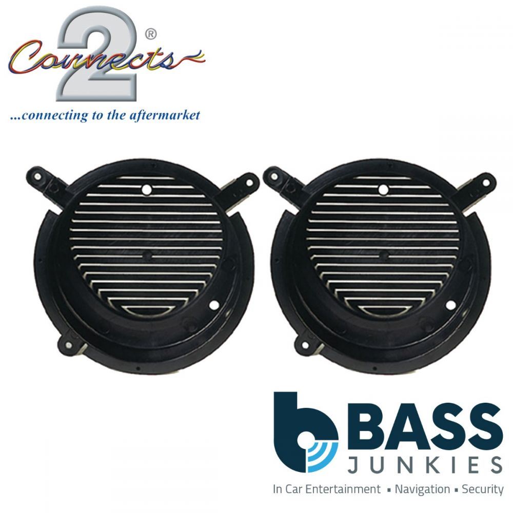 Connects2 CT25MC16 - Mercedes-Benz SLK R170 1996 - 2004 165mm 6.5" Car Front Door Speaker Adapter Brackets