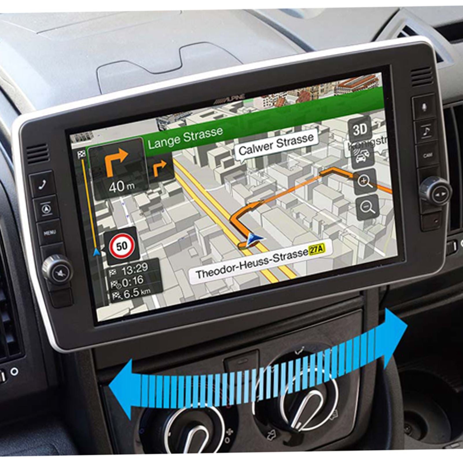 ALPINE X903D-DU8 FIAT DUCATO MOTORHOME SATNAV APPLE CARPLAY DAB BLUETOOTH STEREO
