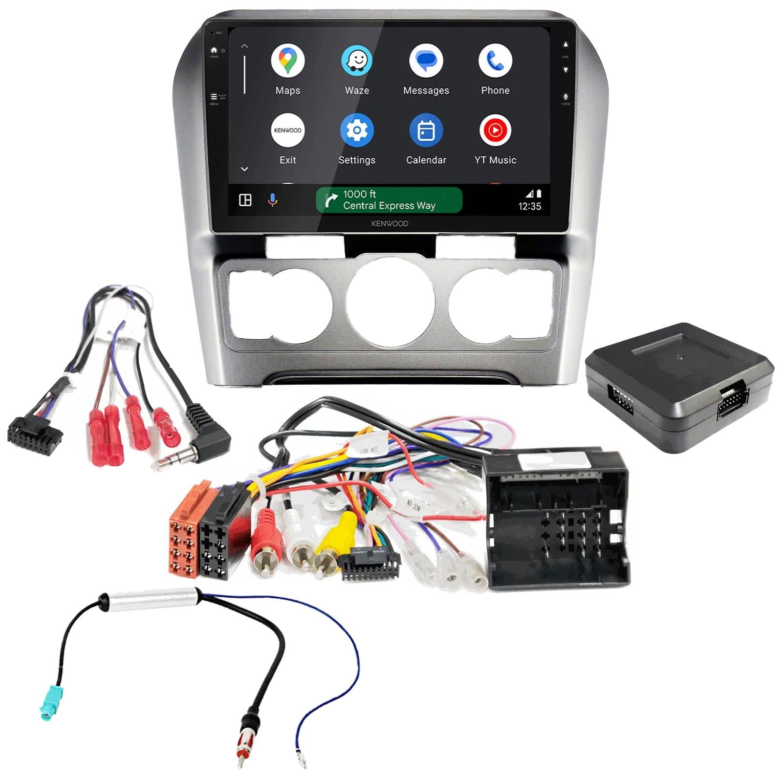 Kenwood 9" CarPlay Android Car Stereo Kit For Citroen C4 C-QUATRE Auto AC 15-18