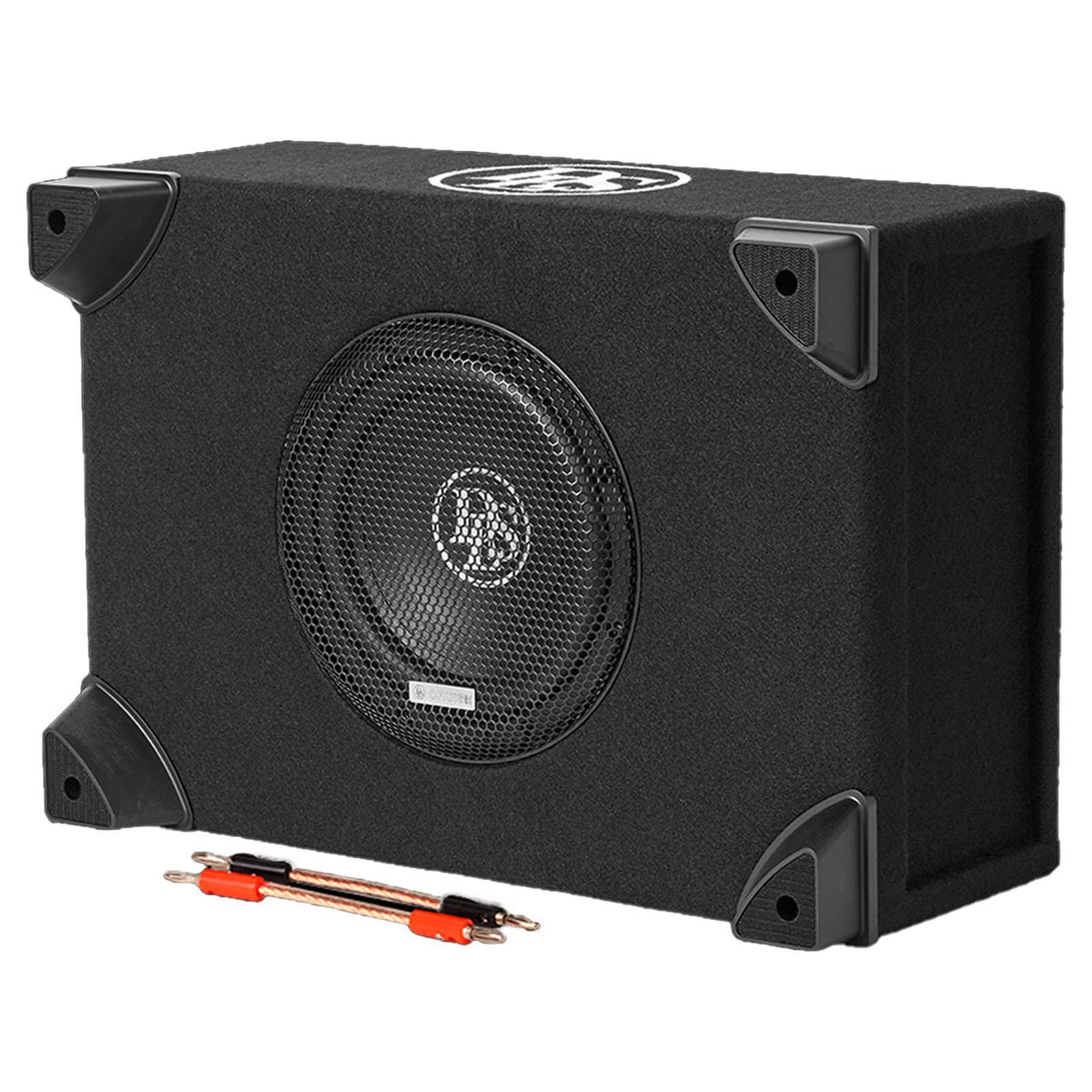 DLS CRSB-18UB - 8" 500 Watts 1/2/4 Ohm Compact Down-Firing Car Subwoofer Box