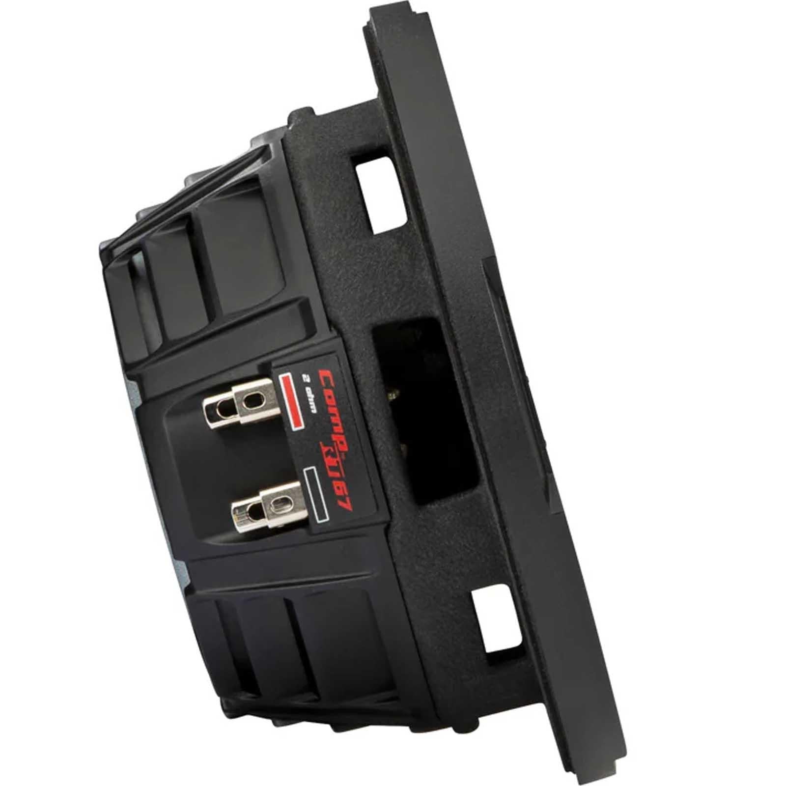 Kicker 48CWRT674 - CompRT 6.75" Slim Shallow Mount Subwoofer DVC 4 Ohm