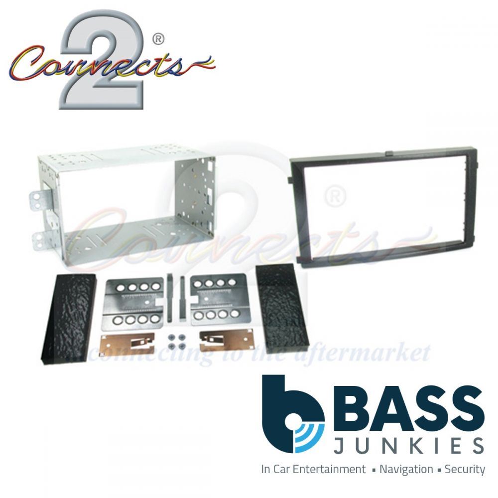 Connects2 CT23SY02 - SSangYong Rexton 2006 - 2013 Double Din Fascia & Cage Kit