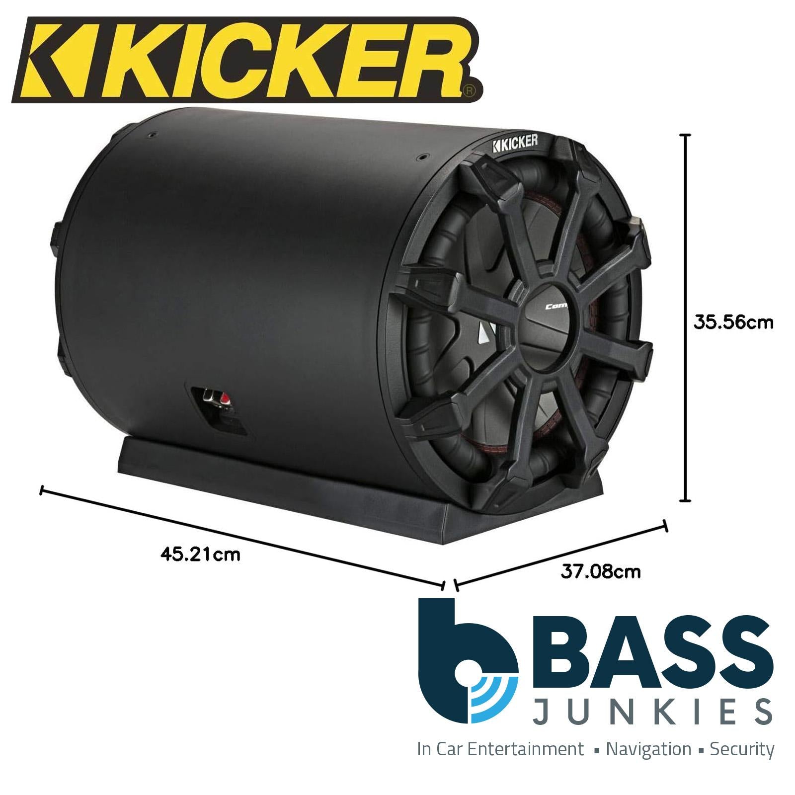 Kicker 46CWTB102 TB 10" 800 Watts Car  Marine Loaded Bass Tube Sub Enclosure