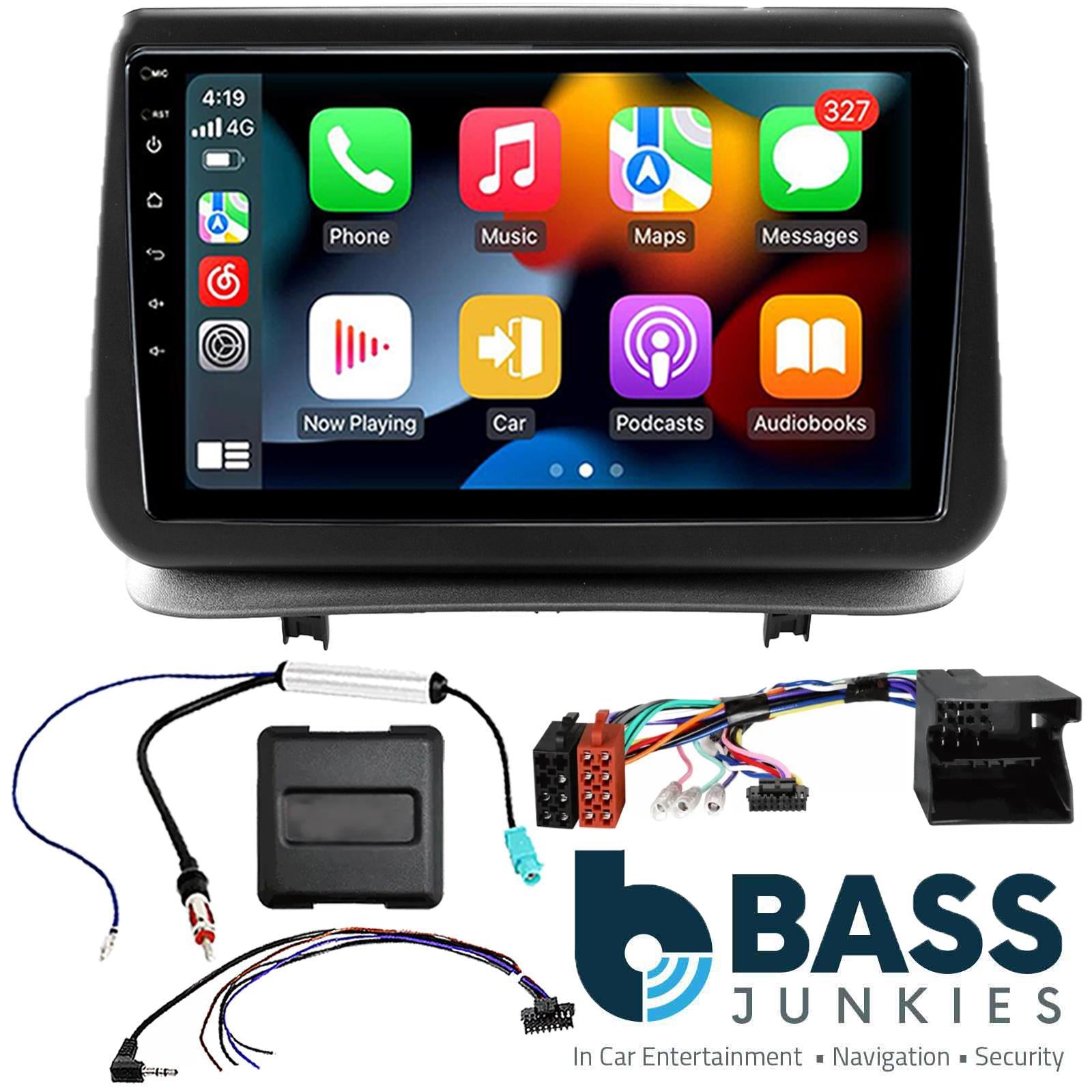 UPGRADED 9" CarPlay Android Car Stereo Fitting Kit For Renault Clio 3 2005-2014