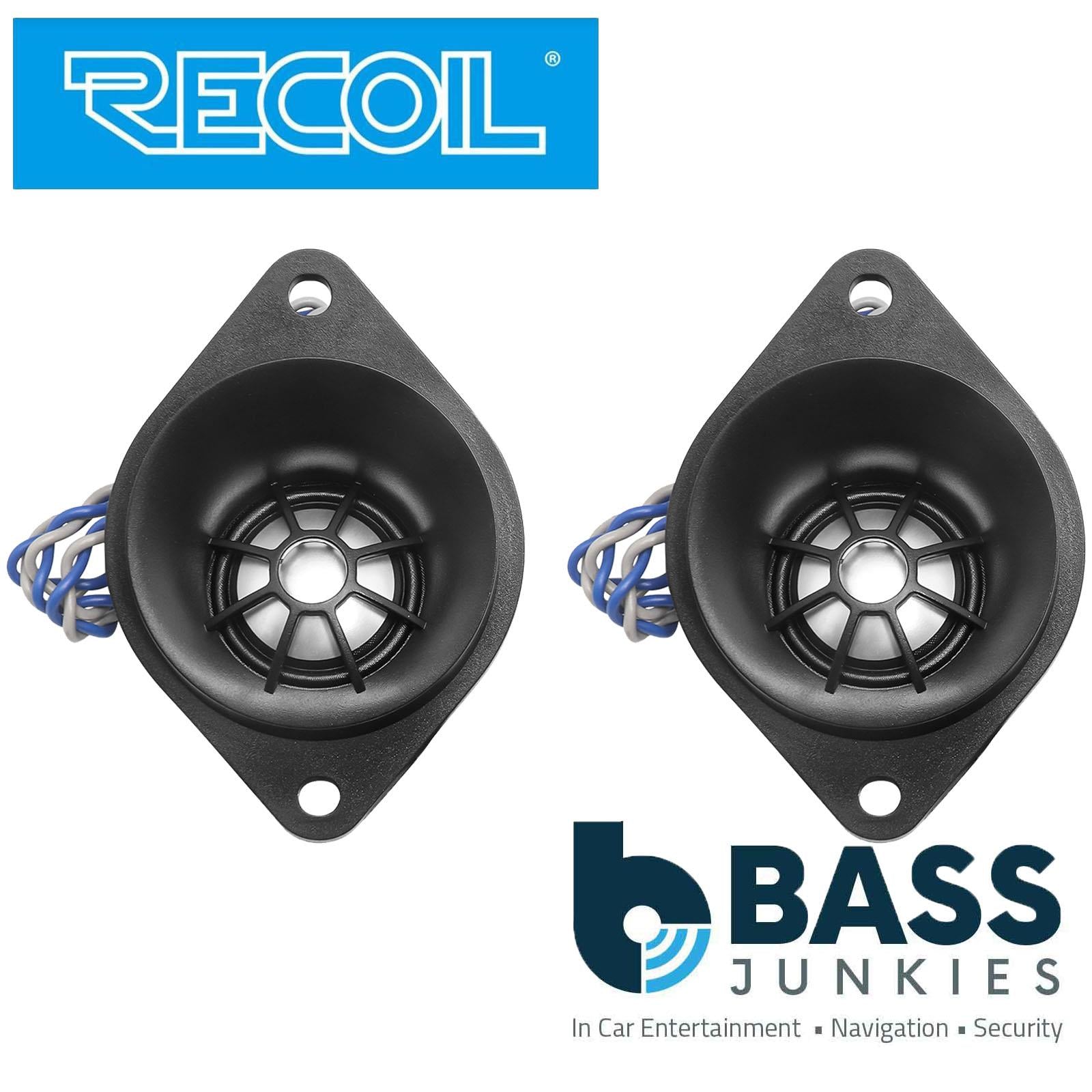 Recoil RBMW-T4M - BMW 1, 3, 5 Series & X1 Front Door Component Speaker Kit