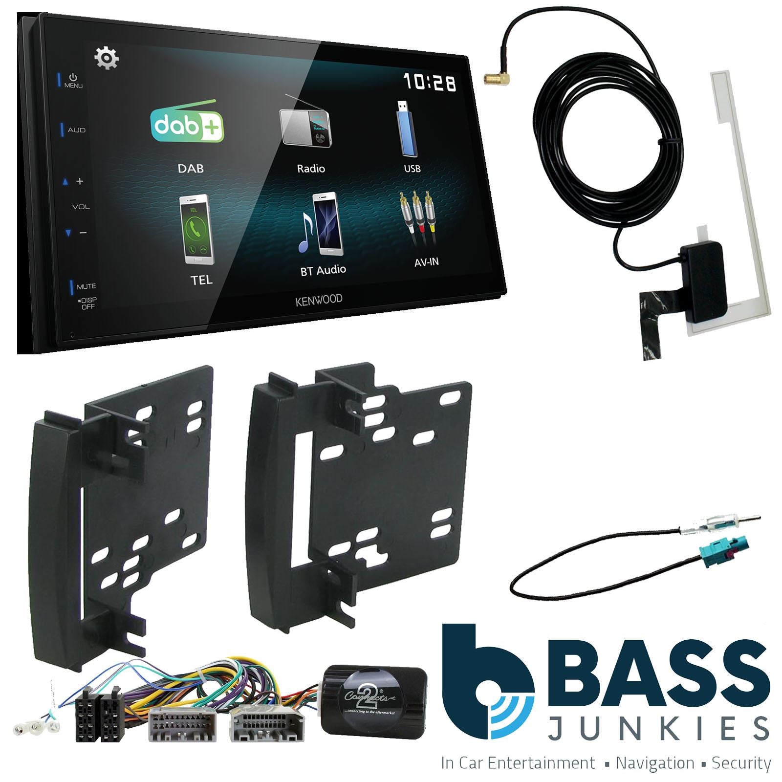 Kenwood DMX-125DAB + CTK Fitting Kit fits Dodge Avenger 2007-2009