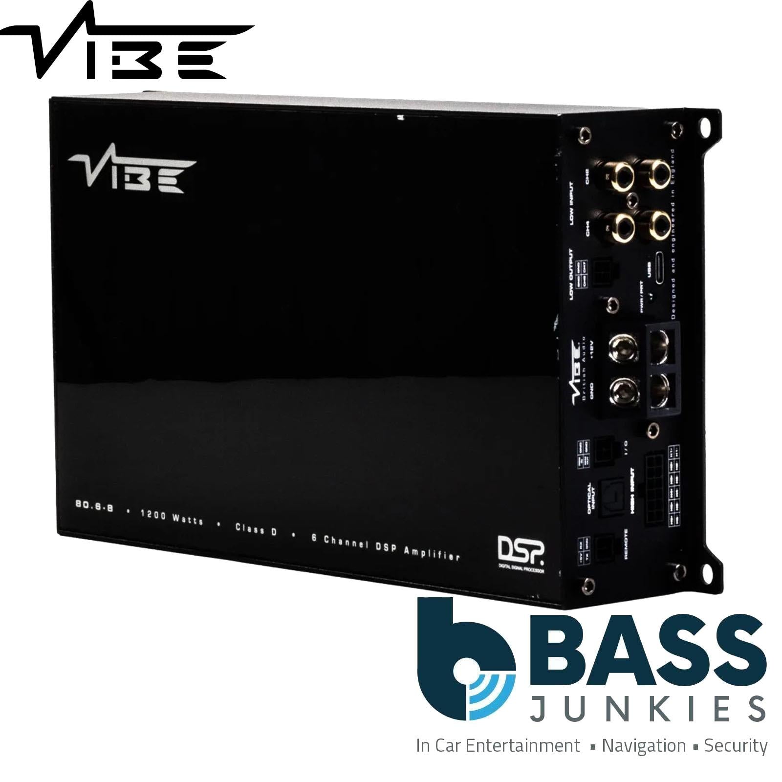 VIBE POWERBOX80.6-8DSP-V5 - 1200 Watts 50Hz 6 Channel Car Amplifier