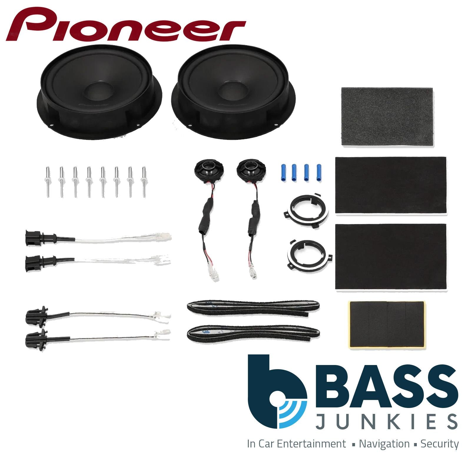 Pioneer TS-Q160C-VW - 700 Watts Component Car Speakers For VW Seat & Skoda