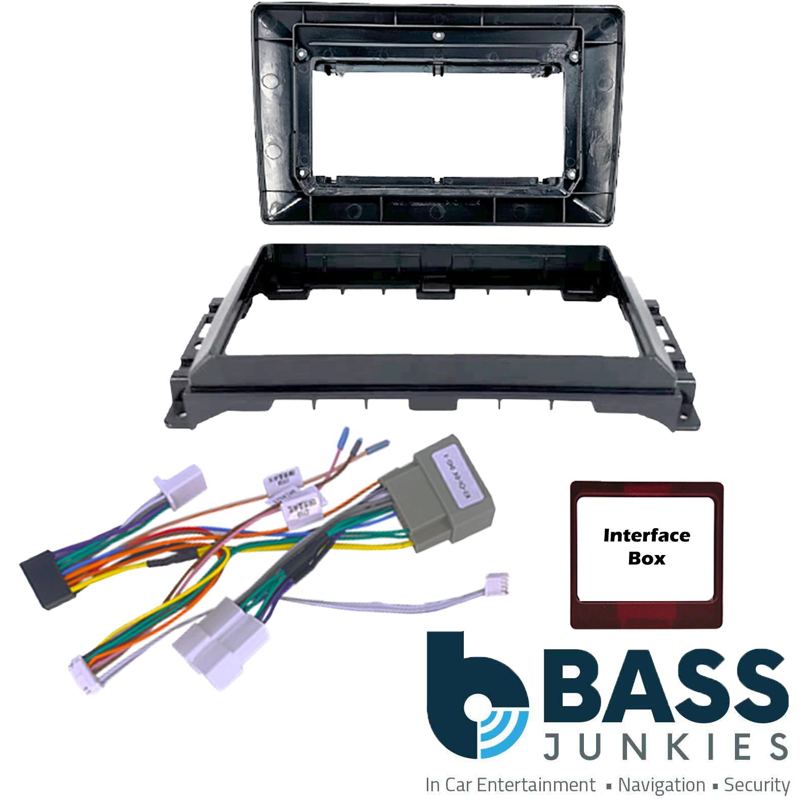 For Jeep Wrangler Rubicon 08-10 Fascia Panel Interface for 9" Android Car Radio