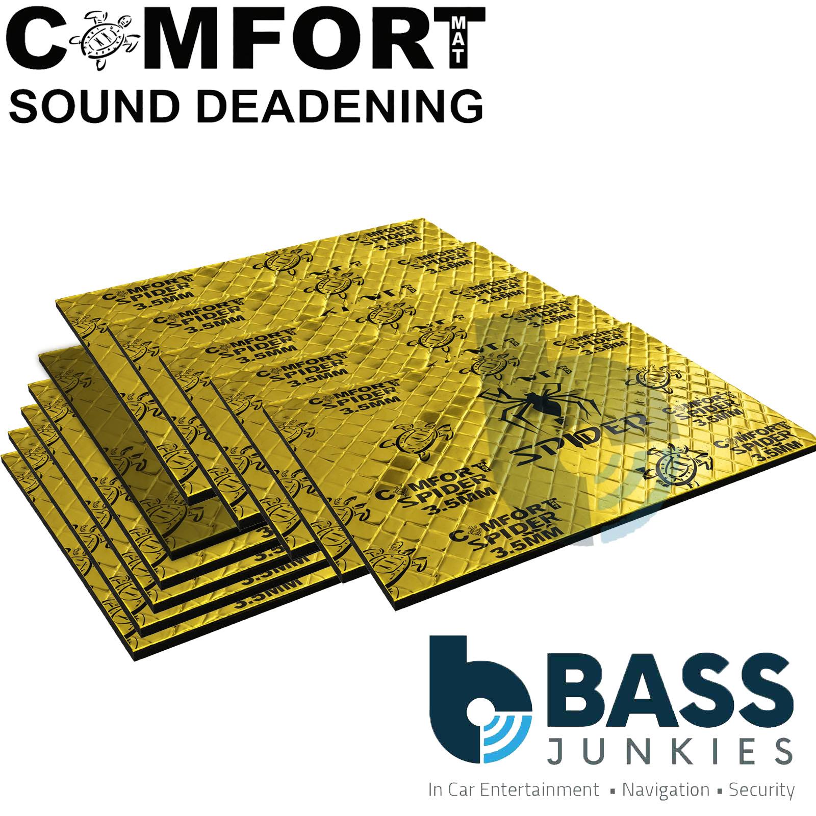 Comfort Spider - 10 Sheets 3.5mm 500x700mm Sound Deadening Mat Kit