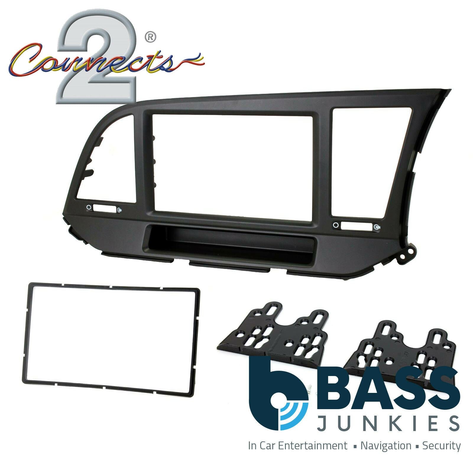 Connects2 CT23HY46 Hyundai Elantra 2015 Onwards Car Stereo Double Din Fascia Panel