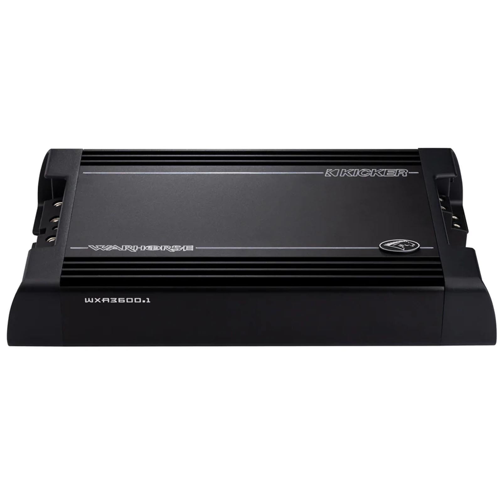 Kicker 49WXA3600.1 - Warhorse 3600W 1 Ohm Class-D Monoblock Car Amp Amplifier