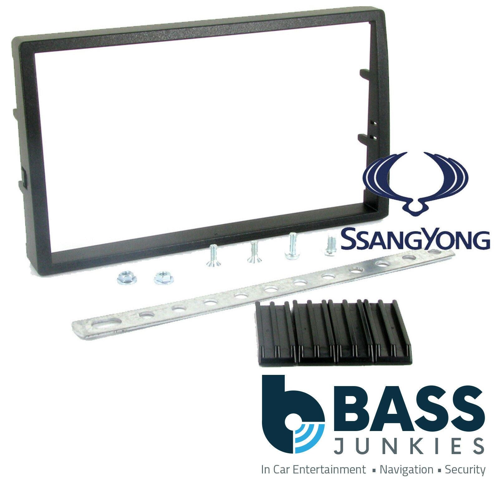 Connects2 CT23SY01 - SSangYong Kyron 2005 - 2010 Double Din Fascia Plate