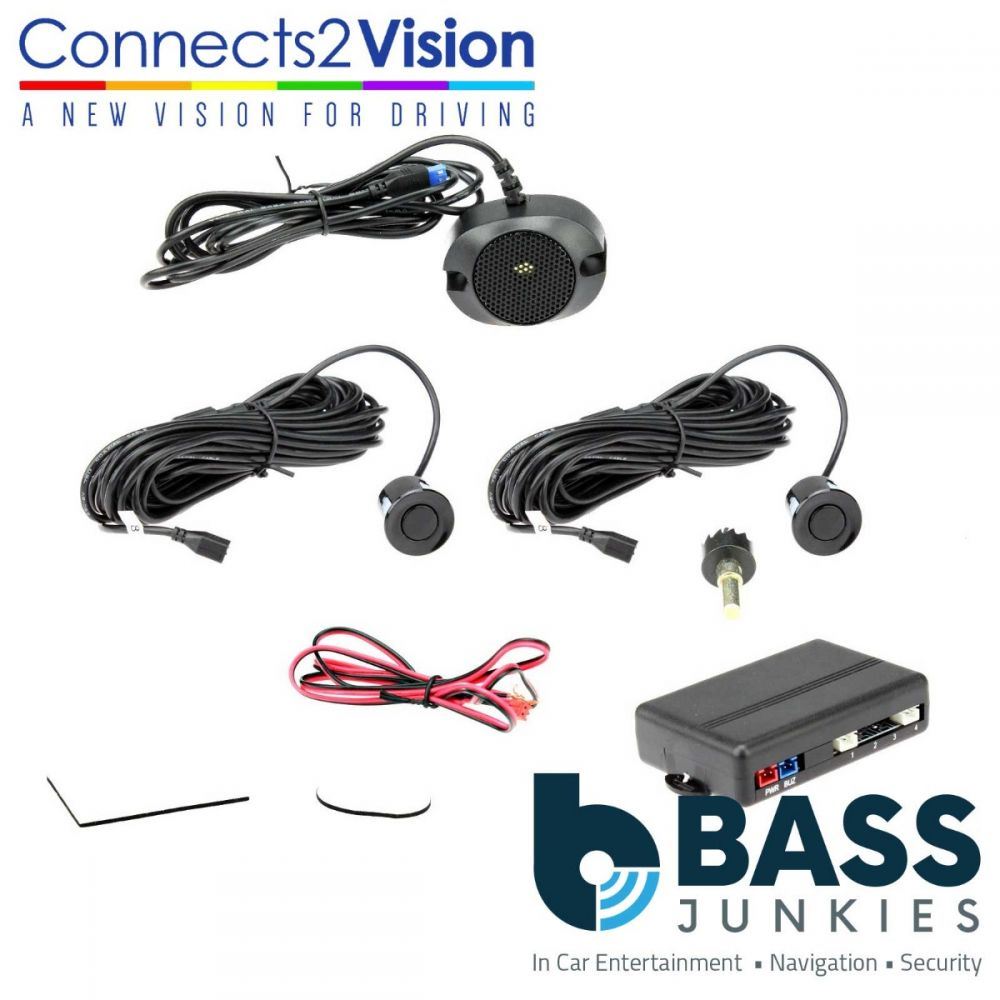 Connects2 PARK-201 - Ultrasonic 2 Eye Rear Reversing Parking Sensor & Buzzer Kit