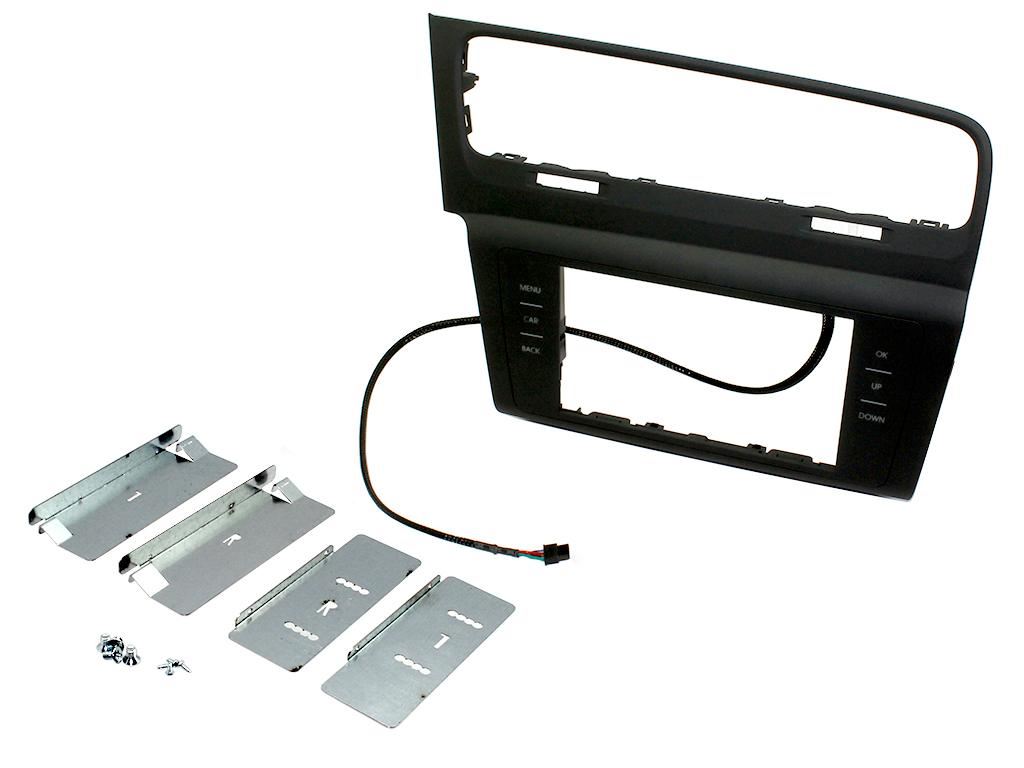 Connects2 CTKVW09L - Volkswagen Golf 2013 Onwards Double Din Fascia & Steering Wheel Interface Installation Kit