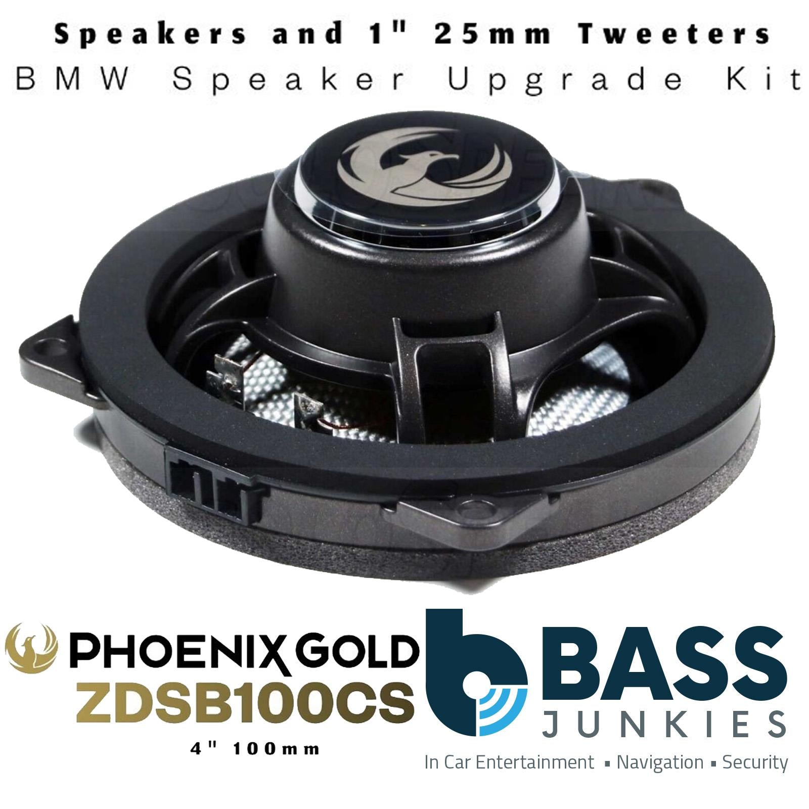 Phoenix Gold - BMW X3 F25/G01 2010 On Front Door Component Car Speaker Upgrade Kit Pair