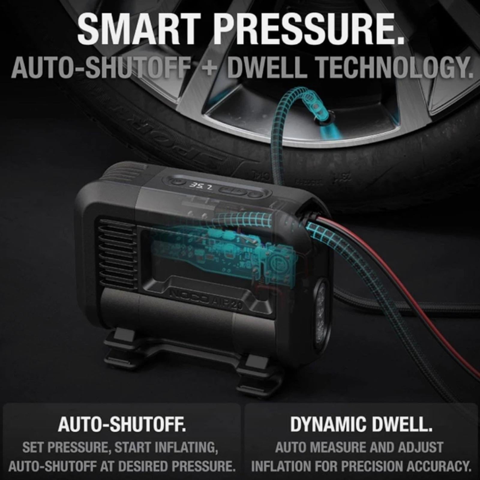 NOCO AIR20 - 20A Portable Digital Tyre Inflator Air Compressor 12V