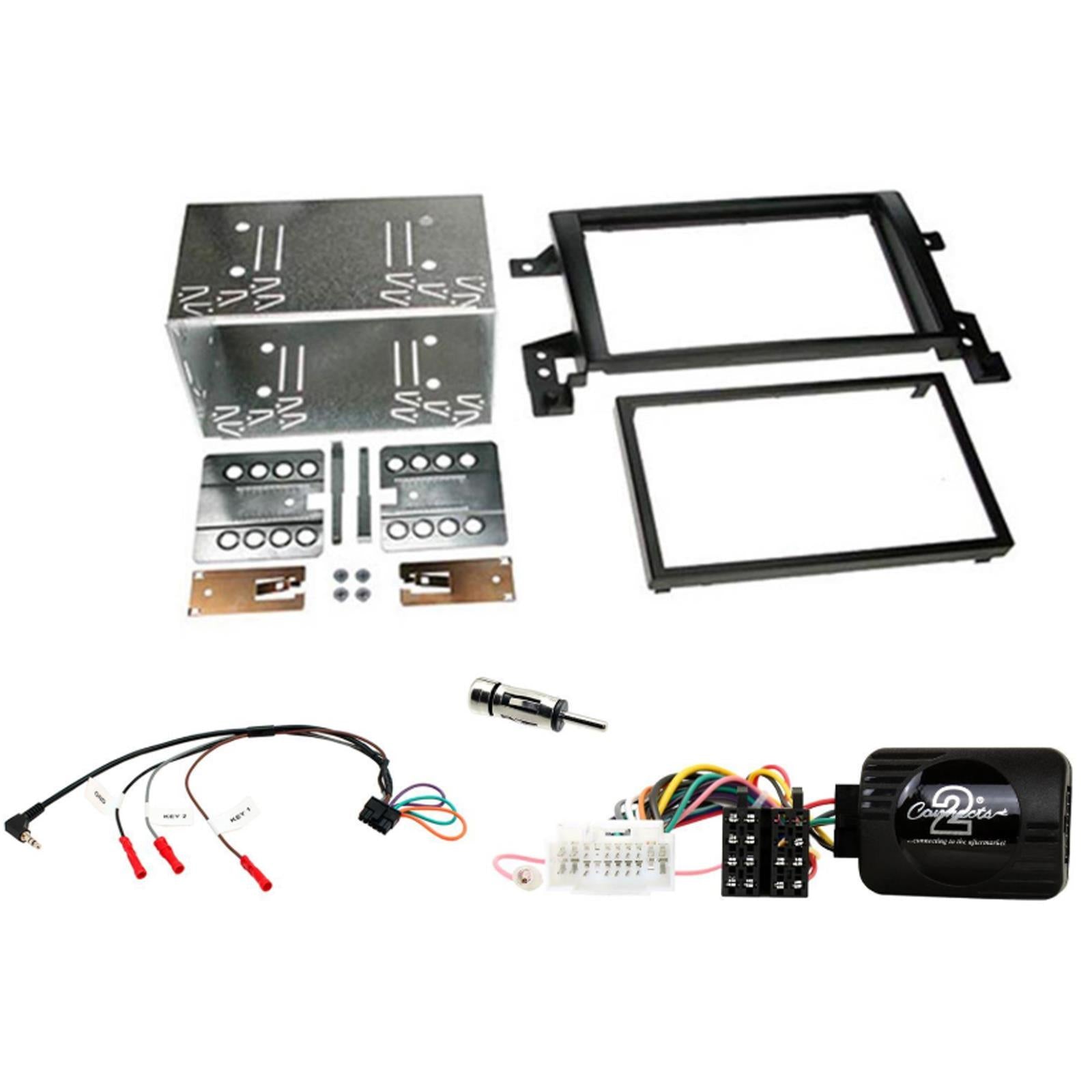 CTKSZ01 For Suzuki Grand Vitara 2005 Stereo Fascia & CLARION Steering Wheel Kit