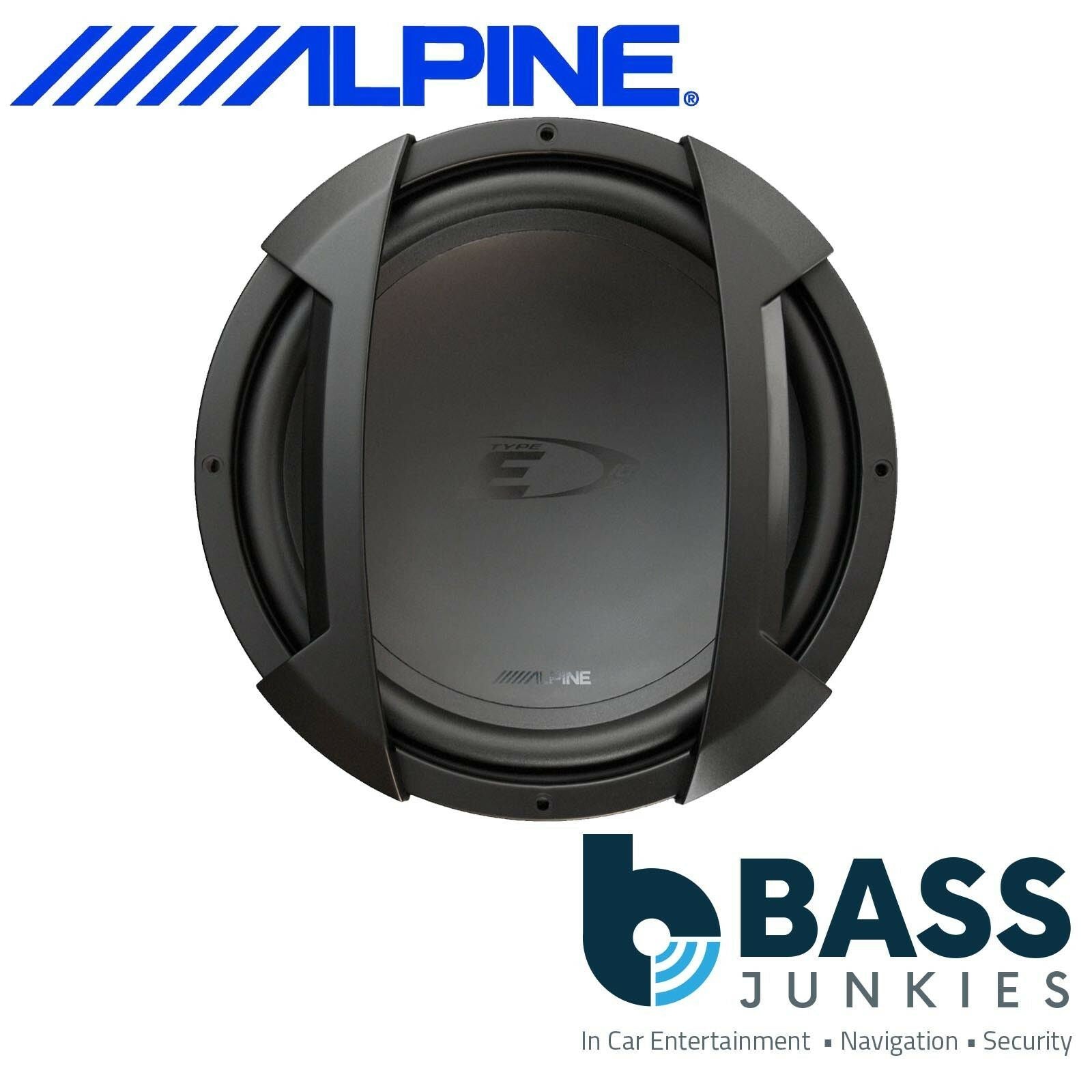 Alpine SWE-1044E 10" 25cm 4 Ohm 500 Watts Car Sub Subwoofer
