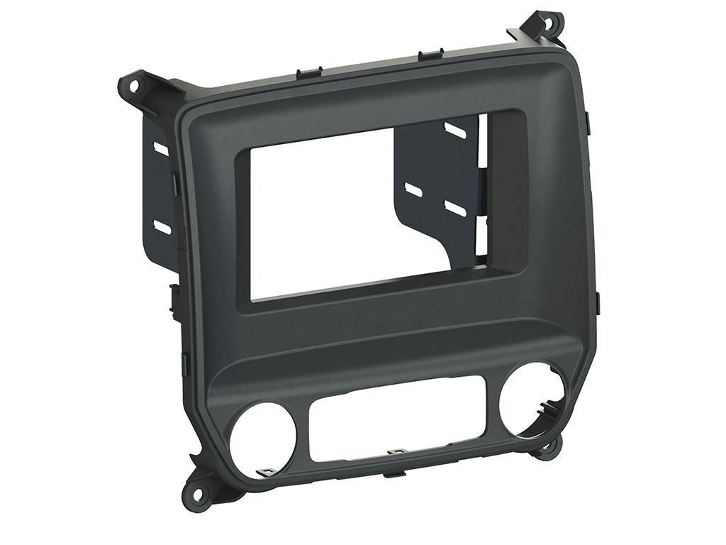 Double Din Stereo Fitting Kit + Steering Wheel Stalk Controls to fit Chevrolet Silverado 2014-