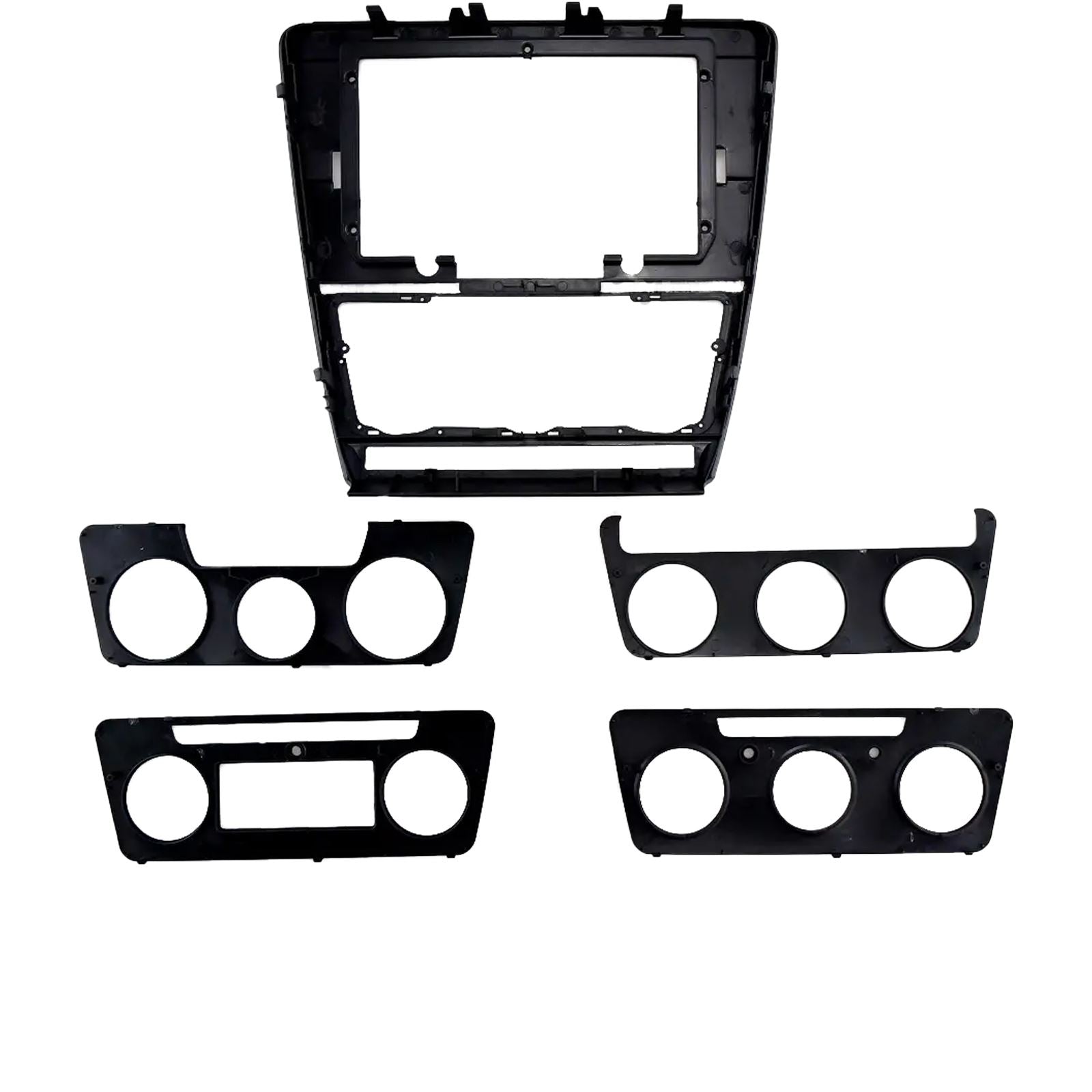 For Skoda Octavia Black 2004 -14 Fascia Panel Interface for 9" Android Car Radio