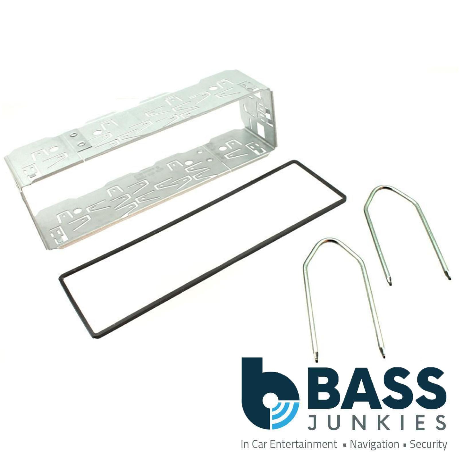 CT24UV05 Universal Car Stereo Radio Metal Cage Bracket, Removal Keys and Trim
