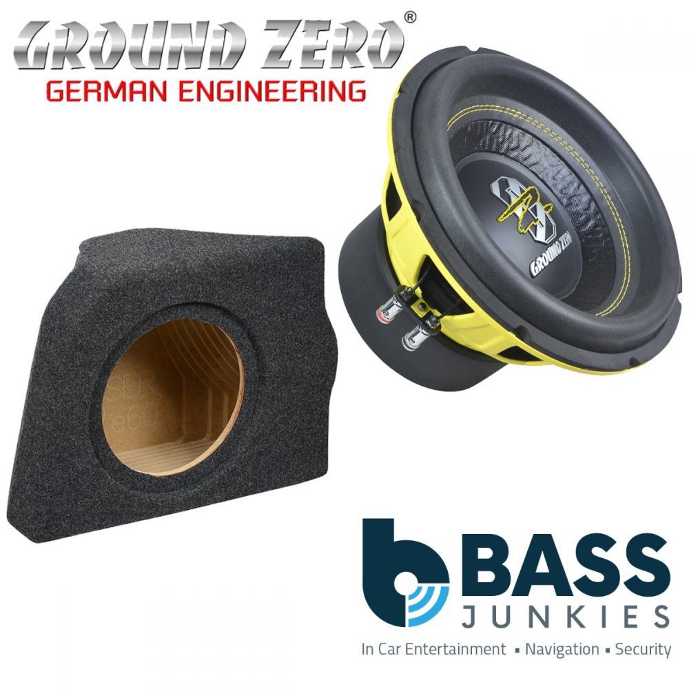 BMW 5-Series (E60) 2003-2010 Ground Zero GZIW 10SPL - 10" Inch 25cm 700 Watts Car Subwoofer Custom Bass Box Kit