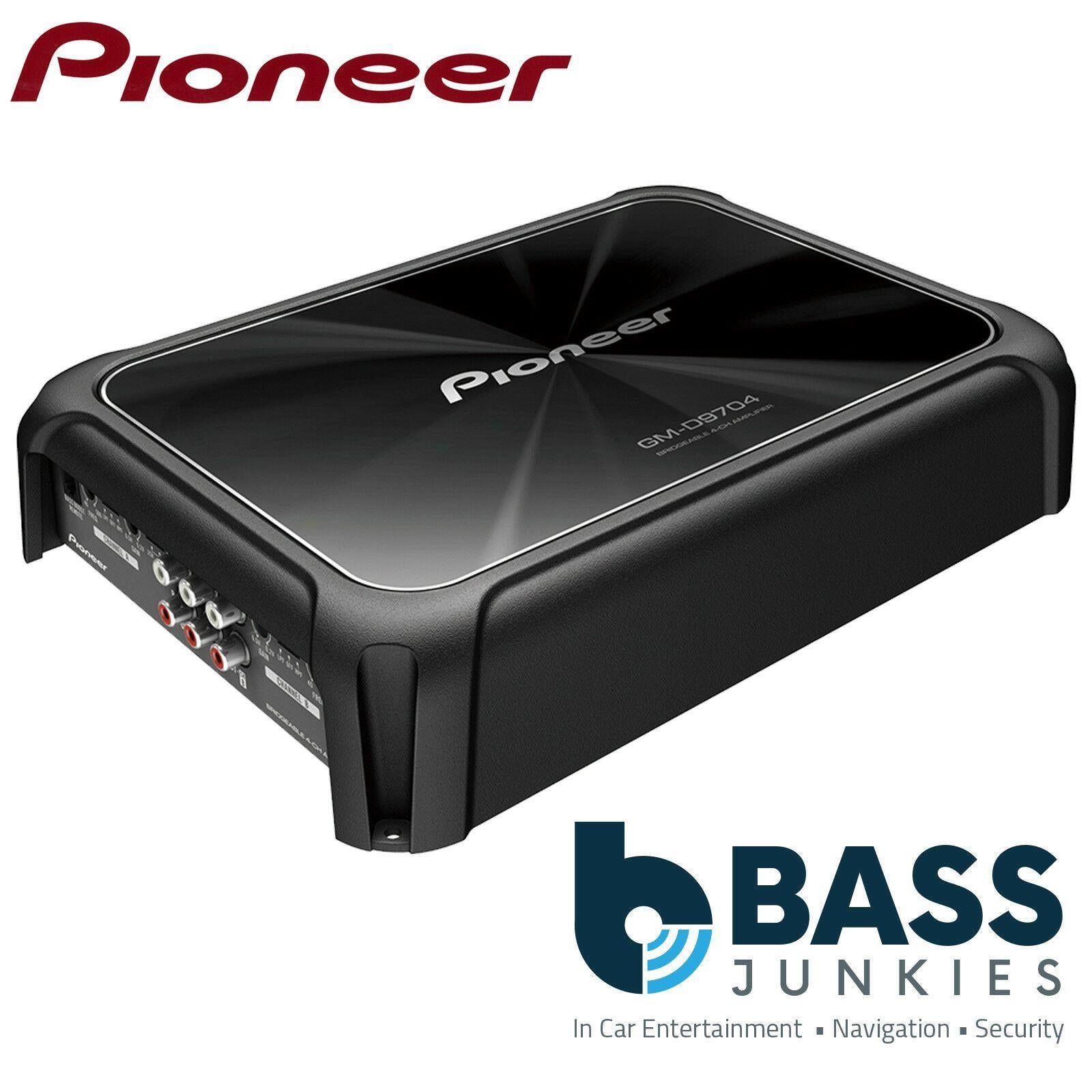 Pioneer GM-D9704 4 Channel Class D 1600 Watts Car Amplifier