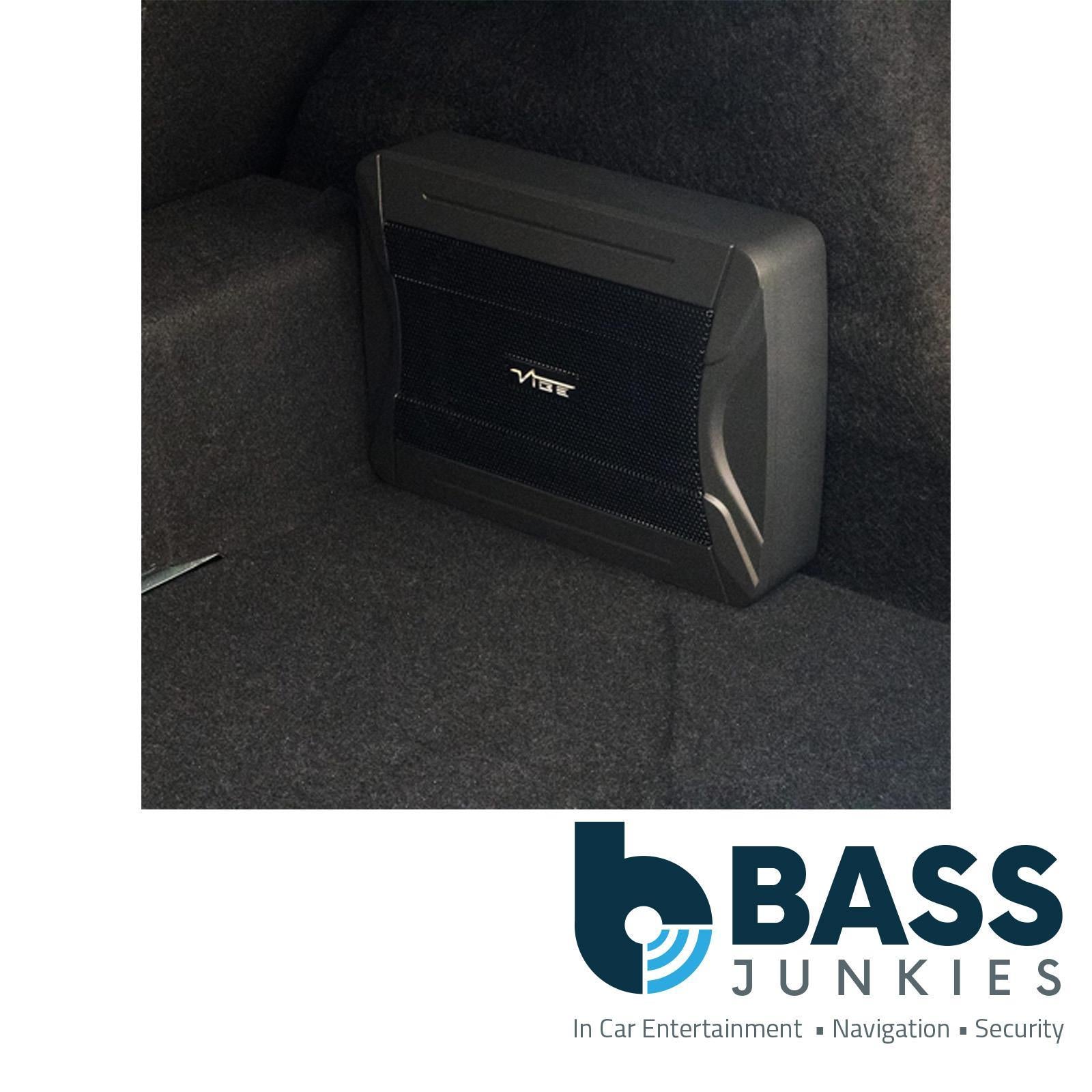 VIBE Pulse PULSEC8A-V4 - 240 Watts Active Amplified Underseat Car Subwoofer Box