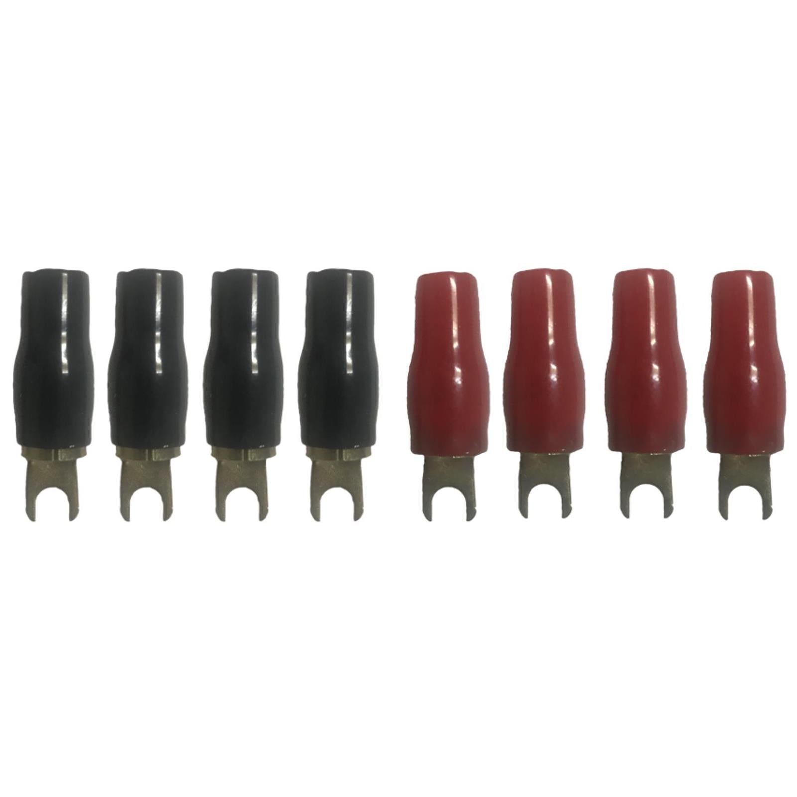 Connects2 5 Pairs 4 Gauge Spade Terminal Spade Fork Adapters for Speaker Wire