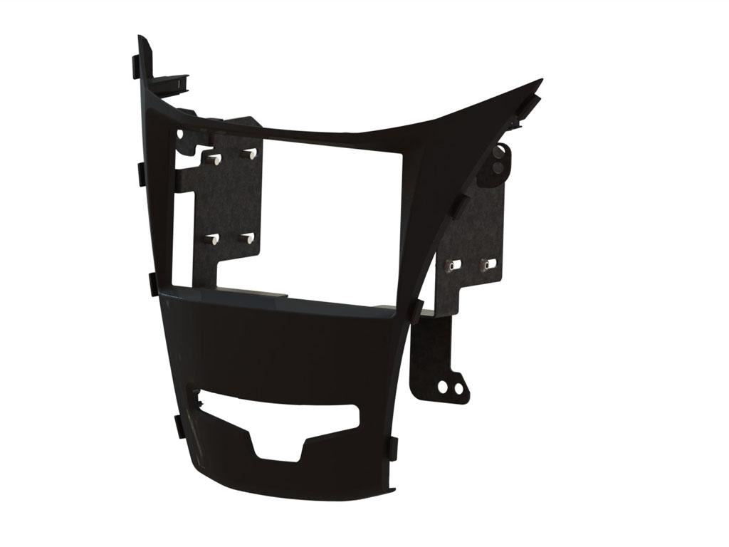 Connects2 CTKSY04 - SSangYong Korando 2013 Onwards Double Din Fascia & Steering Wheel Interface Installation Kit