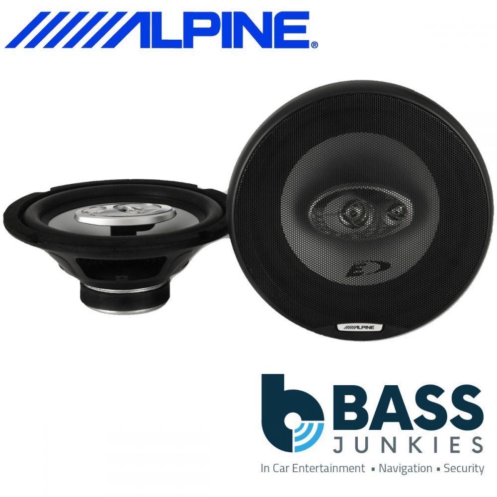 Alpine SXE-2035S - 8" 20cm 560 Watts a Pair 3 Way Coaxial Car & Van Door Speakers